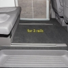 Velour carpet  passenger compartment T6.1 Ocean/Coast 3 rails - Titanium Black - 100 708 611